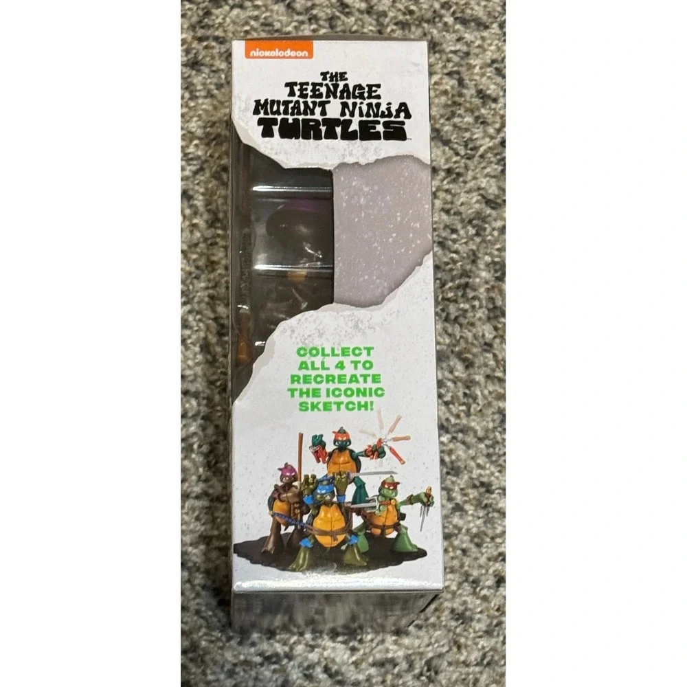 TMNT Original Sketch Donatello Action Figure 40 Year Teenage Mutant Ninja Turtle